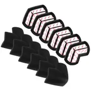 12 Pack Corner Protector, Table Corner Protectors L-Shape (Black)