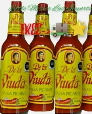 3X LA VIUDA NEGRA SALSA PICANTE HOT SAUCE SALSA- 3X 150ml c/u PRIORITY SHIP