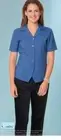 Benchmark Ladies' Cool Dry Short Sleeve Over Blouse Shirt Moisture Management