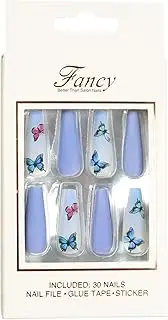 Long Ballet Press Nails,Extra Long Ballet False Nails With Glue Gel - Reusable Artificial Acrylic Nails Glue Nails For Wedding