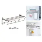Storage Shelf Towel Bar Practical Decorative Stable Organizer Holder for Room