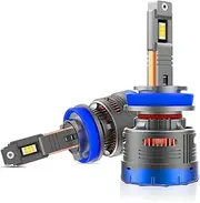 H8/H9/H11 LED Headlight Bulbs IP68 Waterproof Car LED Headlight Bulbs 6000K 600W 80000LM Bright LED Headlights, 2PCS ALKOY
