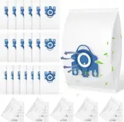 20-Pack 3D Airclean Replacement Bags for Miele GN Vacuum Cleaners