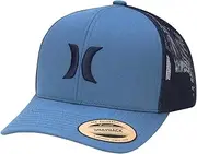 [Hurley] Men's Caps - Del Mar Mesh Panel Baseball Cap Trucker Hat - Snap Back Hats for Men