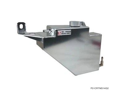 Phase 2 Aluminum V2 Coolant Reserve Overflow Tank for Nissan 95-98 S14 240SX