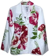 Victorian Bloom Analeigh Jacket Size 12 Large Floral Statement Gorgeous NEW NWT