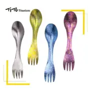 TiTo Titanium Spork Picnic Fork Spoon Camping Traval Outdoor Cookware