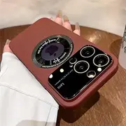 Matte PC Magnetic Wireless Charging Phone Case for iPhone 13 12 14 Pro Max Full Camera Glass Lens Protection Back Cover,T2,for iPhone 11Pro Max