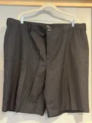 NWT IZOD Golf Shorts Mens 44 Dark Color Plaid Wicking Sun Control NEW $60