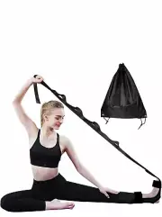 Yoga Straps for Stretching with Loops, Leg Stretching Strap Non-Elastic Stretch