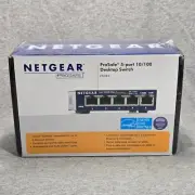 *New* NETGEAR ProSafe Model FS105 5-Port 10/100 Desktop Switch