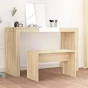 Dressing Stool Sonoma Oak 70x35x45 cm Engineered Wood,Dressing Table Stools 8.5KG-802816