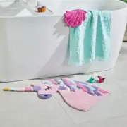 New Kids by Pillow Talk Kids Unicorn Bath Mat