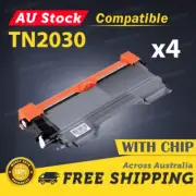 4 x TN-2030 High 2.6K Toner Cartridge for Brother HL-2130 HL2132 DCP-7055 TN2030