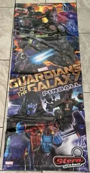 Stern Guardians of the Galaxy Pinball Machine Banner 24 X 62 Inch New Deal