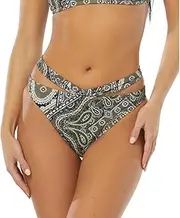 [Sundazed] Womens Riley Paisley Strappy Swim Bottom Separates