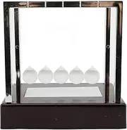Desktop Toys Toys Newtons Cradle Pendulum Desk Toy with Frosted Glass Balls, Newton Cradle Balance Pendulum, Fun Learning Stress Relief for Office Home Decorations