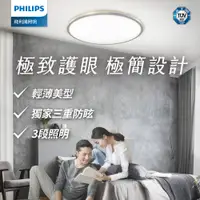 在飛比找PChome24h購物優惠-Philips 飛利浦 EyeCare LED 36W超薄調