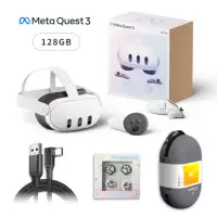 在飛比找momo購物網優惠-【Meta Quest】Meta Quest 3 VR眼鏡 