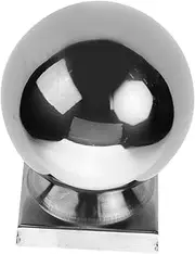 MOBUTOFU Stainless Steel Handrail End Caps Elegant Round Post Caps for Stair and Guardrail Durable Outdoor Use Installation Stylish Finial for Flag Poles and Handrails
