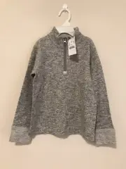 NWT J Crew Crewcuts Zip Sweater Pull Over 100% Cotton Size 3