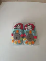 Mud Pie Lion Shoe Socks Size 0-6 months