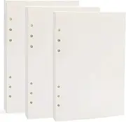 A5 Line Paper, A5 Refill Paper [180 Sheets/360 Pages], 6 Holes Loose Sheets, Refill Paper, Refill Paper for Filofax A5, Ring Binders, Notes, Sketch, Inserts (Blank)