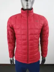 Mens XL The North Face Thermoball ECO Insulated FZ Puffer Jacket SLIM - Cordovan