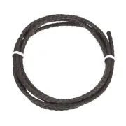 Round Braided Leather Cord Bolo Leather Cord 3mm x 1m Dark Brown