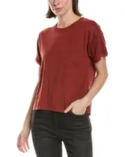 FRAME Denim Linen Crew T-Shirt