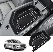 LUWU 2023 Genesis GV70 Center Console Organizer Genesis GV70 Armrest Storage Box 2022 GV70 Armrest Organizer Insert Tray 2023 Genesis GV70 Armrest Console Organizer GV70 Interior Accessories(White)