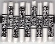 1.5in. 2ba White TARGET INK Pro Grip Dart Shafts & Springs: 1 set of 3