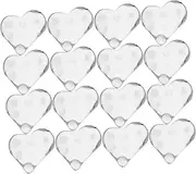 NOLITOY 20pcs Glass Manicure Color Card Tool Carts Wiring Lugs Pot Spatula Palette Color Card Mini Hairpins Nail Art Supplies Color Card Tool Color Card White Shoelaces Transparent