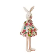 Floral Skirt Rabbit Plush Doll Babies Toy Cute Bunny Plush Toy Small Stuffed Animals Appease Sleeping Toy for Babies