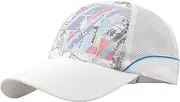 [TINAYAUE] Kids Baseball Cap Fashion Summer Sun Hat Boys Girls Graffiti Mesh Cap Quick Drying Sports Hat with Print Adjustable Casual Hat for Toddlers 3-8 Years