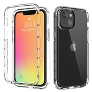 MCC iPhone 13 Shockproof 2-in-1 Clear Case Bumper Cover Apple iPhone13