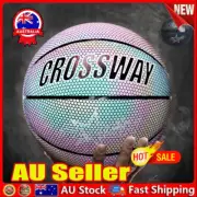 Glowing Reflective Basketball Light Up Basketball Glow in The Dark Xmas Gift AU