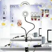 LED Selfie Ring Light with Phone Holder Stand for Live Streaming & Makeup