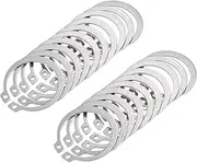 Circlip Rings,30 Pcs 304 Stainless Steel External Circlips C-Clip Retaining Snap Rings for Automobiles,Valves,Electrical and Bearings,18mm (Color:16mm) (Color : 16mm)