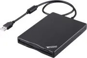 USB Floppy Drive, Tendak 3.5" USB 2.0 Floppy Disk Drive Portable External 1.44MB