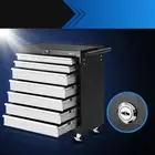Tool Box Chest Storage Garage Toolbox Trolley Drawers Lockable Wheels Sturdy
