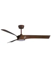 Line 132cm DC Fan with Light in Koa