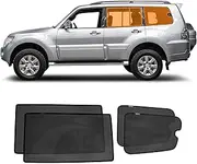X-CAR Rear Port Window Sun Shade for Mitsubishi Pajero 2006-2022 Magnetic Car Sun Blind Mesh