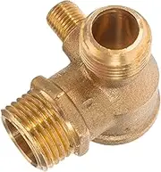PRETYZOOM Copper Non Return Check Valve for Air Compressors Prevents Backflow Stable Air Pressure User Friendly Operation Essential Compressor Spare Parts and Accessories