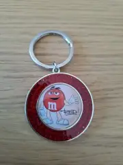 M&M's World Red Character Glittery Keychain