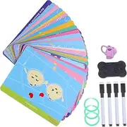 FELTECHELECTR Pen Control Card Set Kids Drawing Tablet Handwriting Practice Book Educational Toys for Kids Pencil Tracing Book