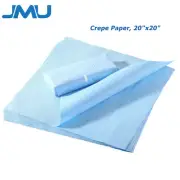 Up to 1000, JMU CSR Wraps 20"x20" Autoclave Sterilization Wrap Sheet Crepe Paper