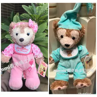 Sammi香港迪士尼代購—達菲Duffy/雪莉梅Shelliemay 睡衣造型絨毛娃娃