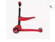 Jetson Spot Red LED Light-up Kids Kick Scooter with Seat Supports for Ages 3+