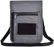 [NMJHEVX] Passport Neck Pouch, 21x15.5x1cm / 8.3x6.1x0.4inch Multifunction Certificate Cover Neck Bag Protector Wallet ID Holder for Traveling